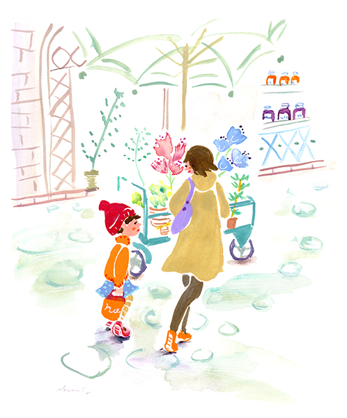 ママと、かえりみち