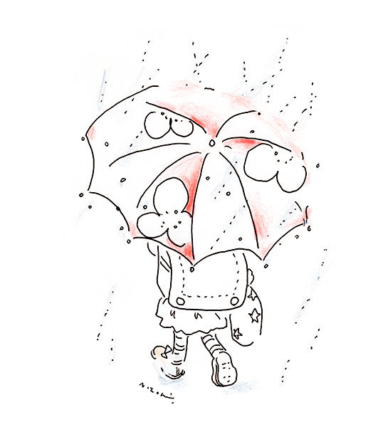 雨ふりてくてく・Walking in the Rain