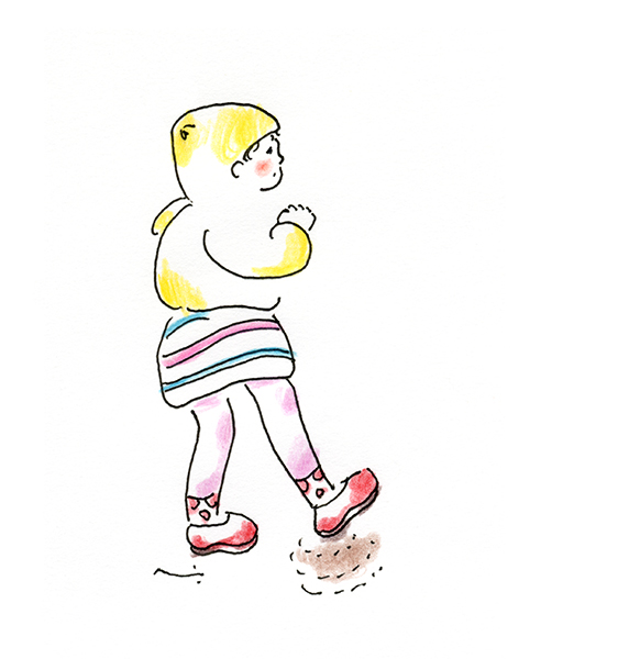 足でぐりぐり。