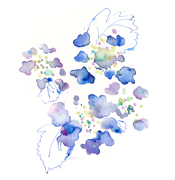 愛おしい夢、紫陽花