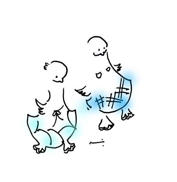 なかよしっこ。