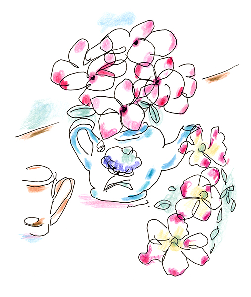 にぎやかなテーブル