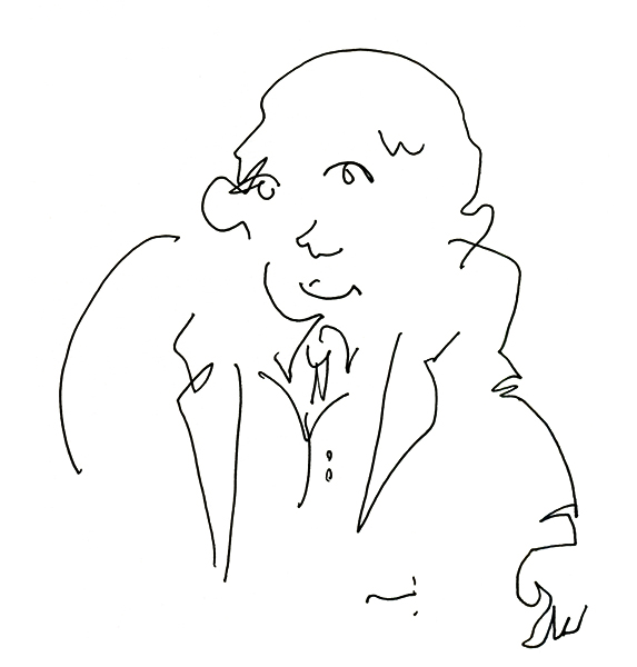 にっこりお話し・talking with his smile face