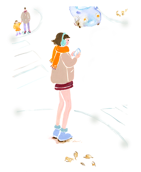 音楽を聴いて . . . 