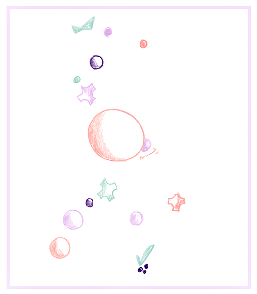 ぽこぽこした気持ち