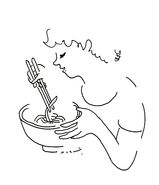 うどん、つるりん・Udon