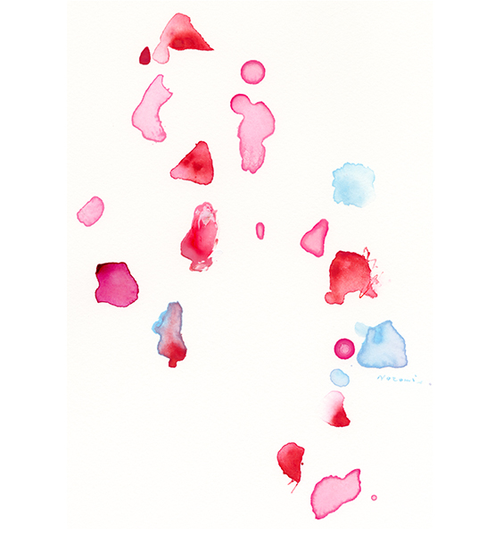 夕暮れに、手をつなぐ（北川悦吏子著）の装画を考えました。（テレビドラマ）